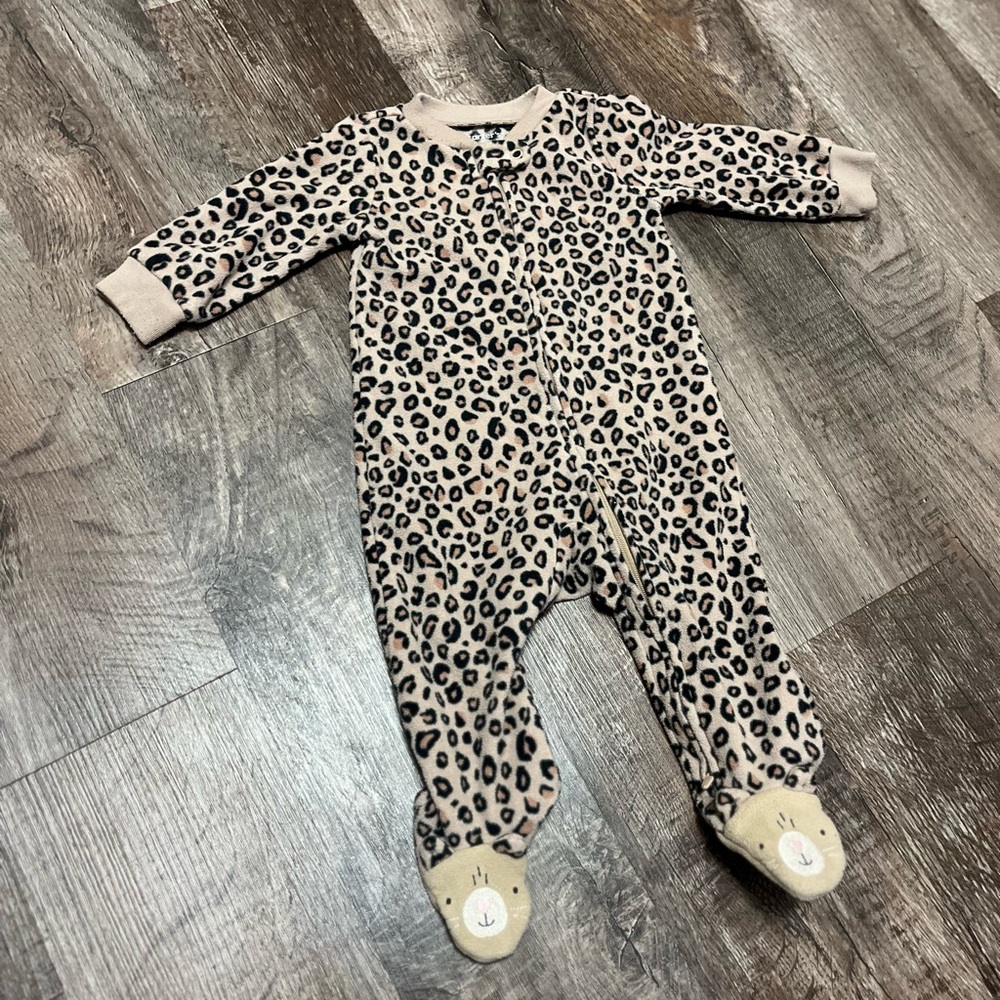 Leopard Print Kids One Piece